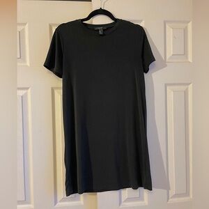 Forever 21 Classic Black TShirt Dress Summer Soft Size S